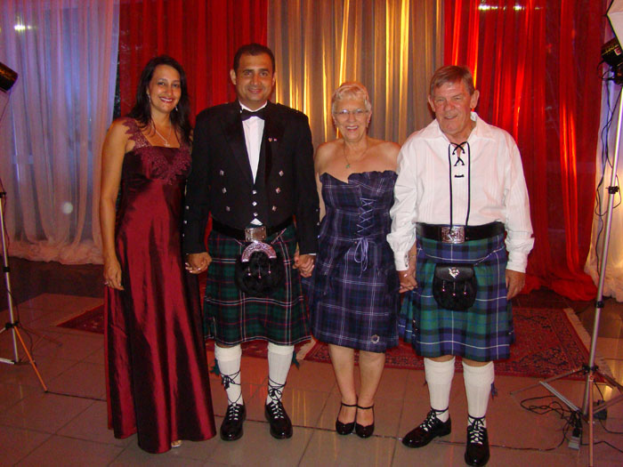 Renata, Hamilton, Betty and Ronnie Scotland